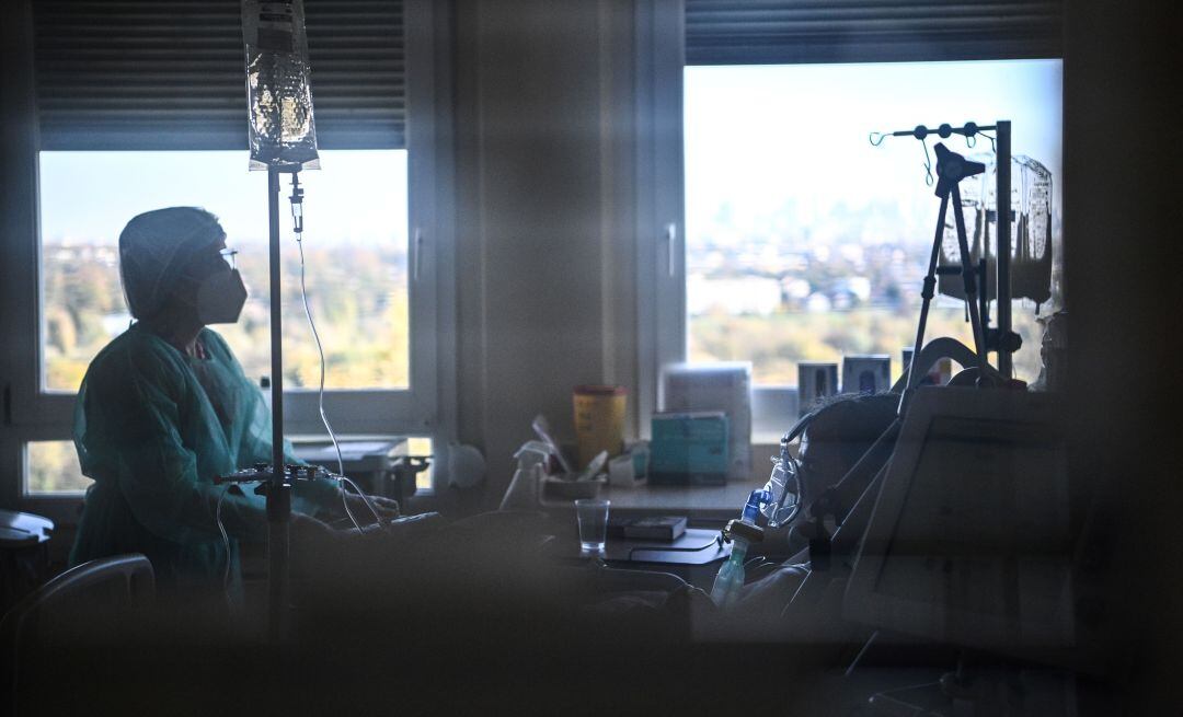 Un paciente COVID. (Imagen de archivo)