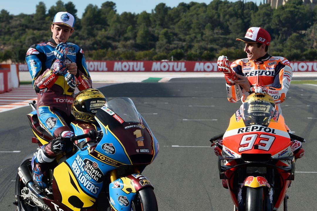 Álex Márquez y Marc Márquez. 