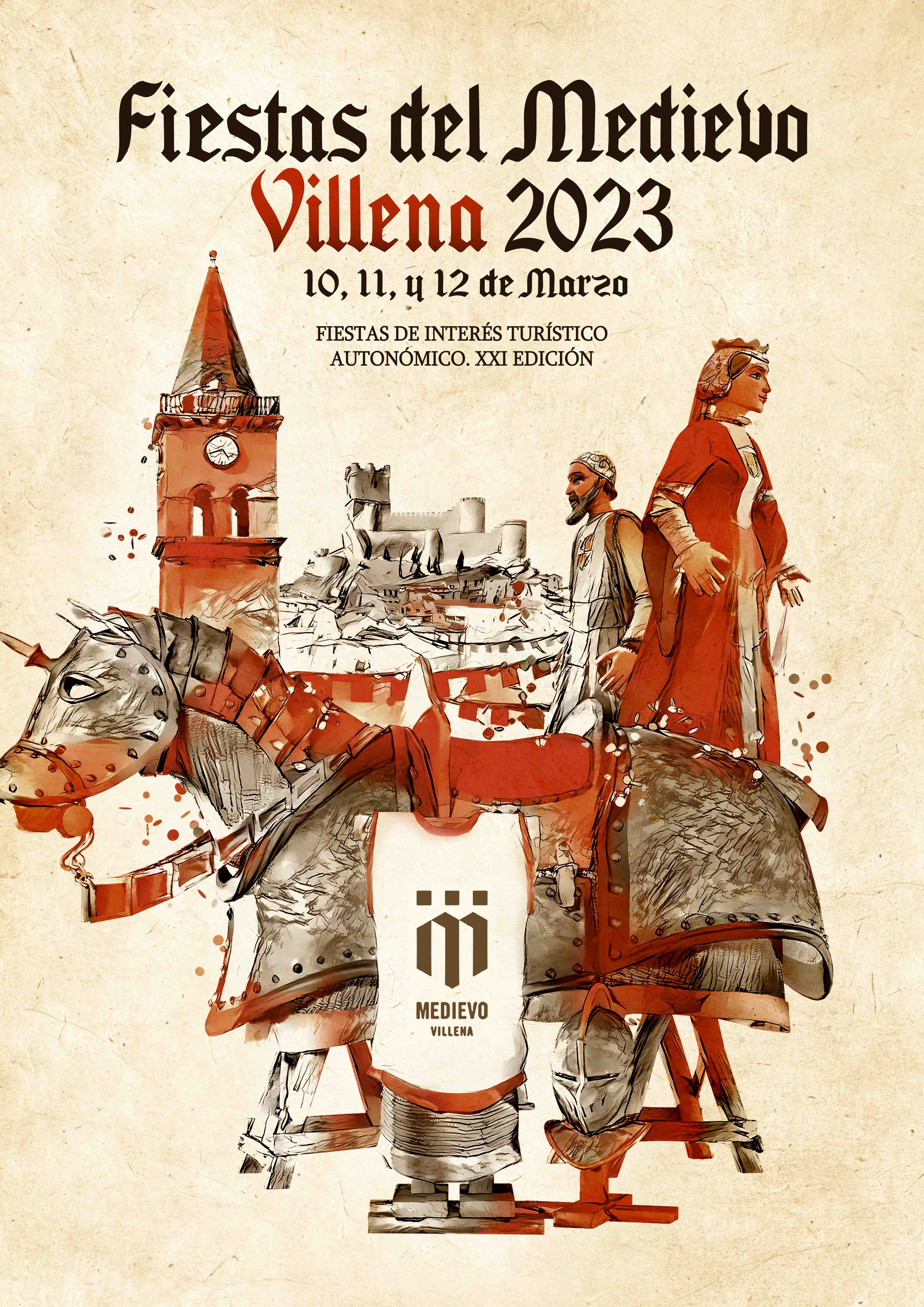 Cartel de las fiestas del Medievo 2023