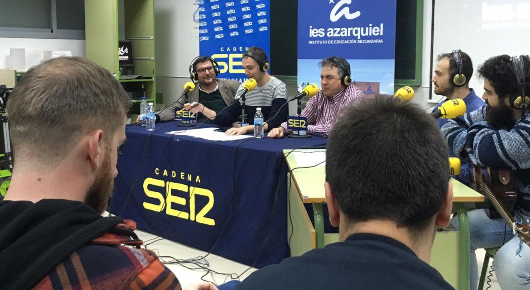 Emisión de La Ventana de Castilla-La Mancha desde el IES Azarquiel