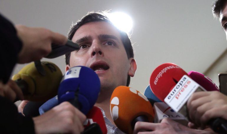 El líder de Ciudadanos, Albert Rivera