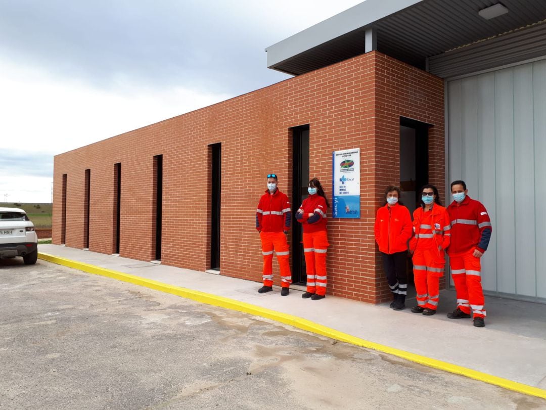 Instalaciones de la nueva Base de Emergencias ubicada en el Hospital de Medina del Campo
