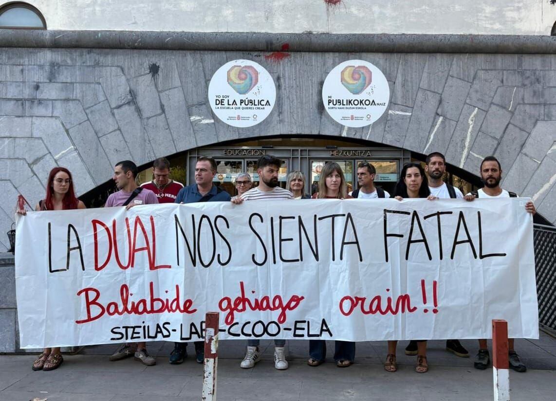 Steilas, LAB, CCOO y ELA advierten de la "situación límite" de la FP y reclaman que se dote de los "medios necesarios"