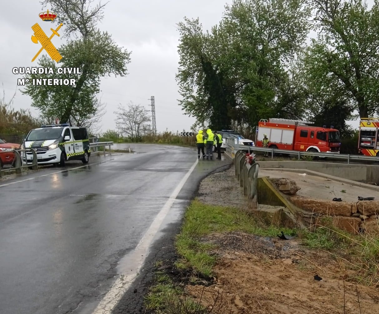 Accidente en Binaced (Huesca)