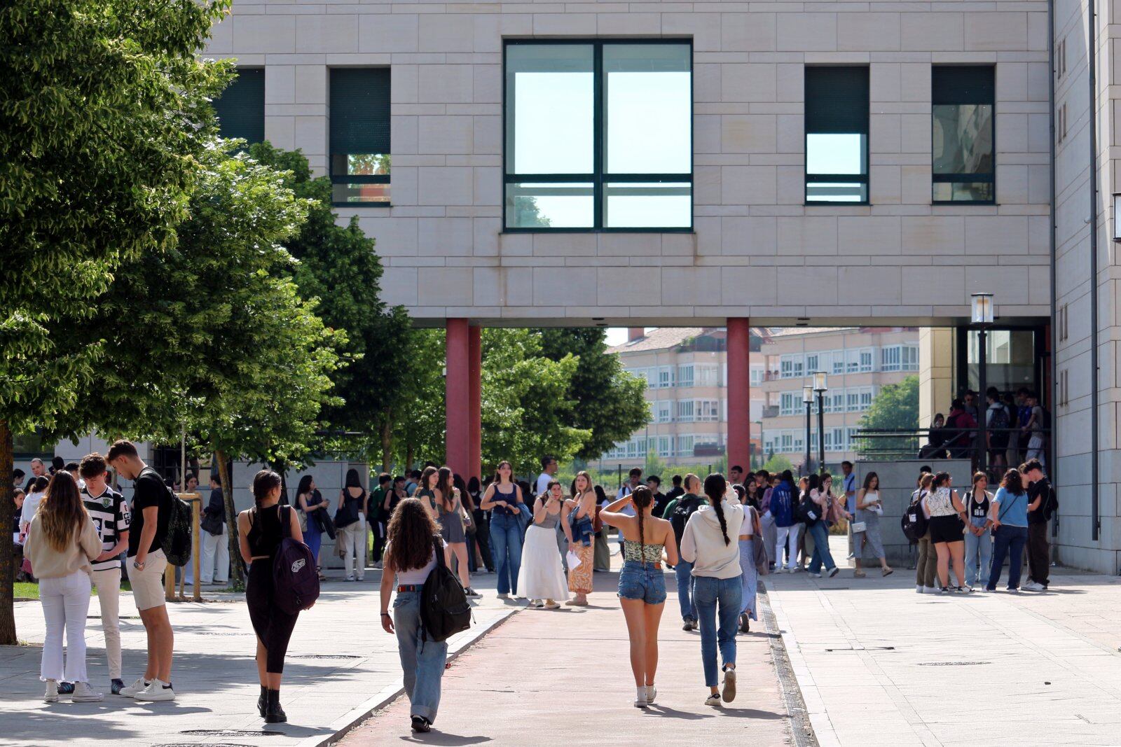 Estudiantes en la Universidad de Burgos