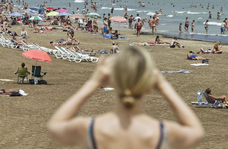 Imagen de la playa de Las Arenas de Valencia. 