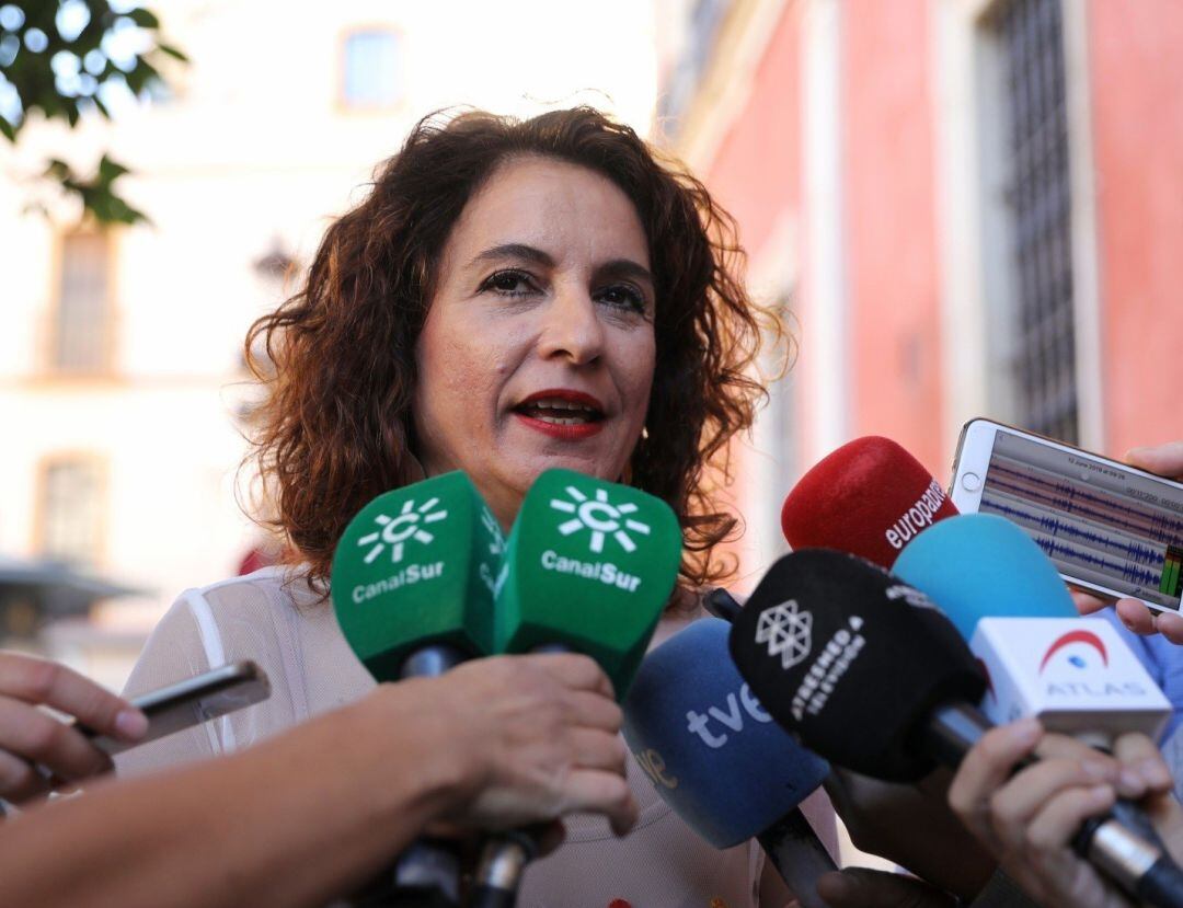 María Jesús Montero, Ministra de Hacienda en funciones