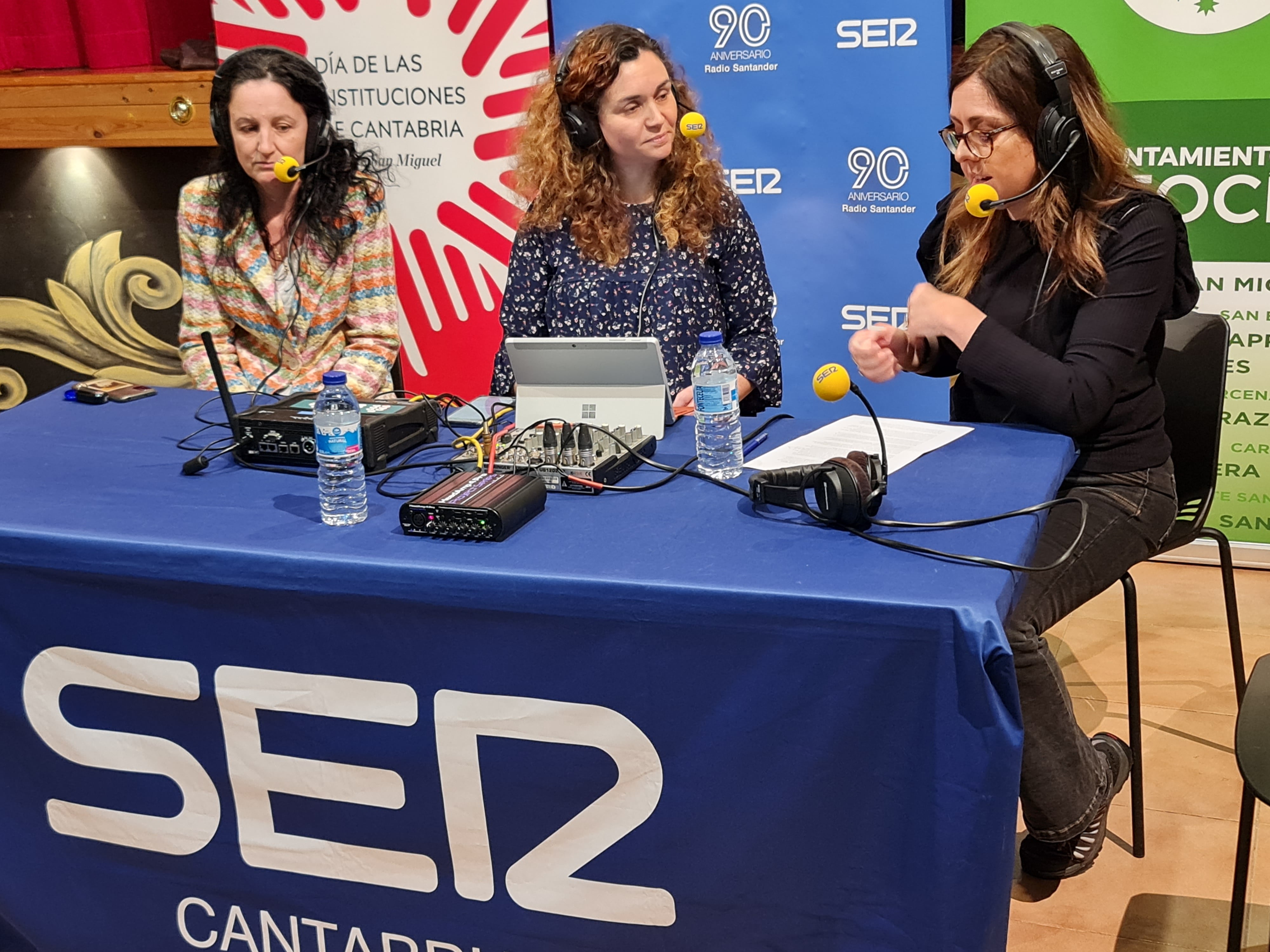 Elisa Mateu y Araceli González Vázquez.