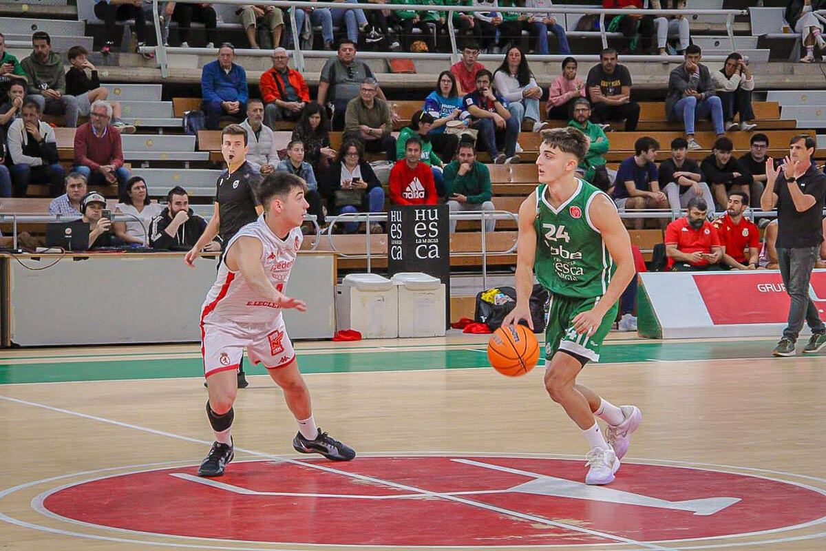 Alex Rubín de Celis durante un partido con Lobe Huesca la Magia