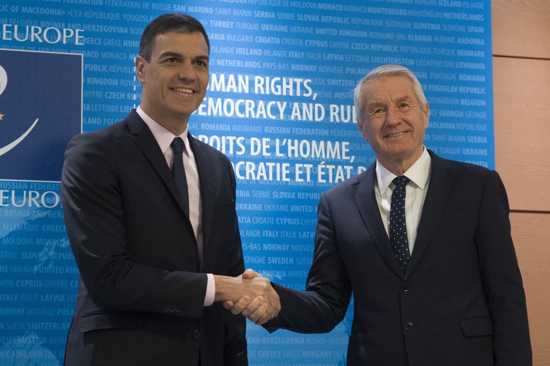 Viaje de Pedro Sánchez al Consejo de Europa y al Tribunal Europeo de Derechos Humanos.