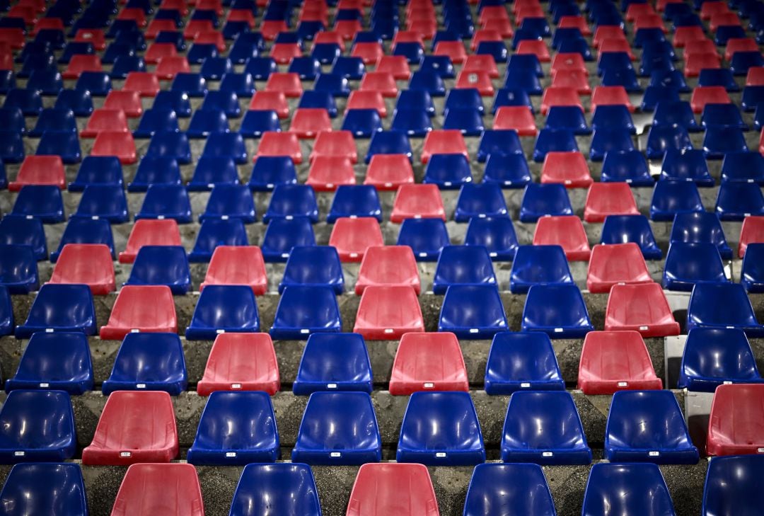 La ausencia de público en el estadio de un equipo italiano.