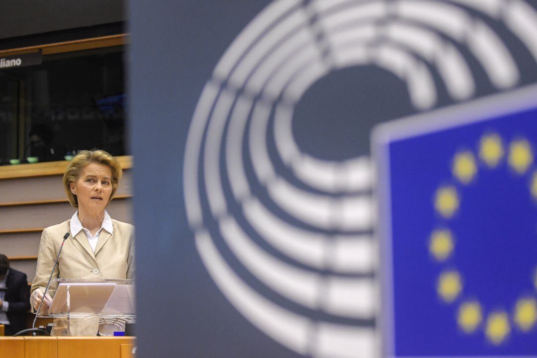 La presidenta de la Comisión Europea, Ursula von der Leyen.