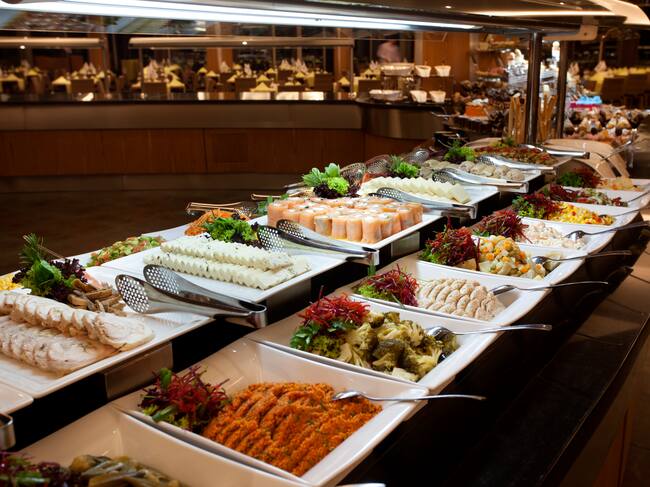 'Buffet' libre especializado en sushi.