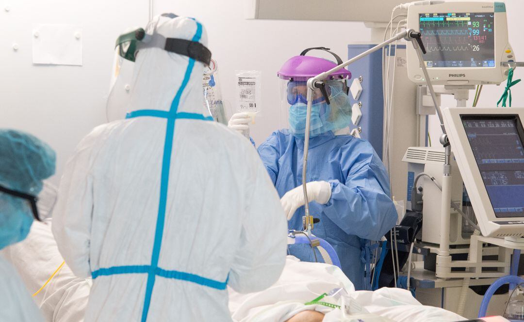 UCI en un hospital de Castilla-La Mancha