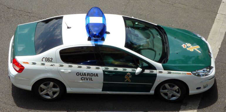 Un vehículo de la Guardia Civil.