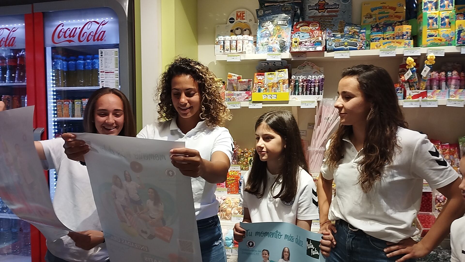 Presentación de la campaña "Tu momento más dulce" de Martín Martín y el Zaragoza Club de Futbol Femenino