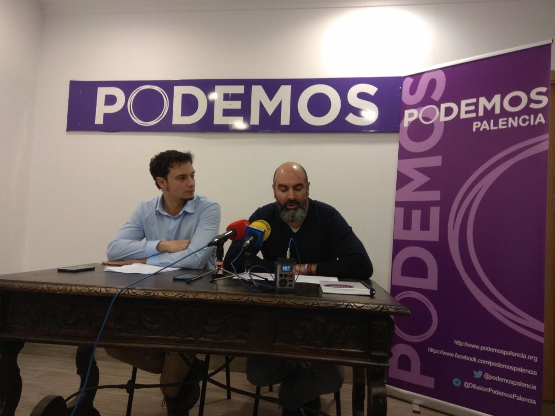 Félix Díez y Ricardo López procuradores de Podemos