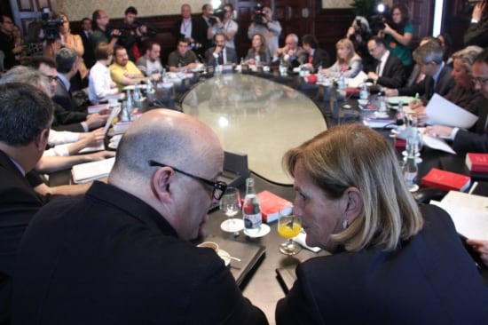 Reunió de la Junta de Portaveus del Parlament de Catalunya