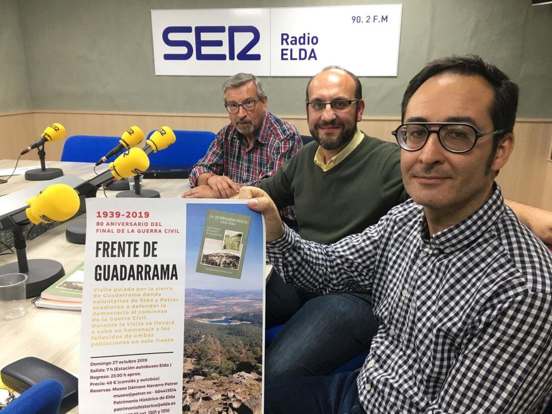 Márquez, Tendero y Navarro en Radio Elda Cadena SER