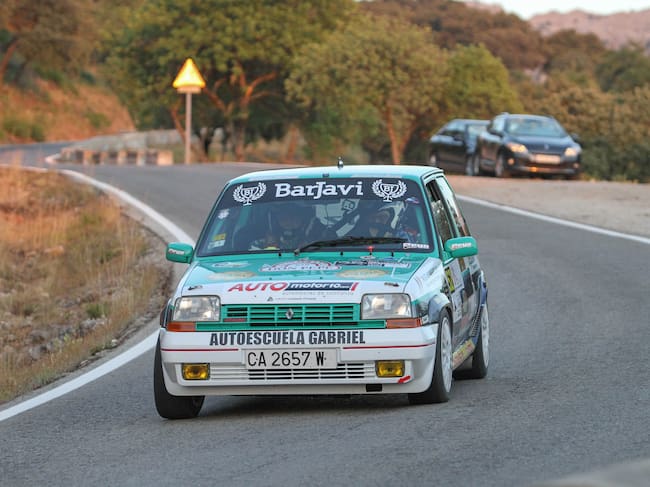 Amador Jaén participó en el Rally