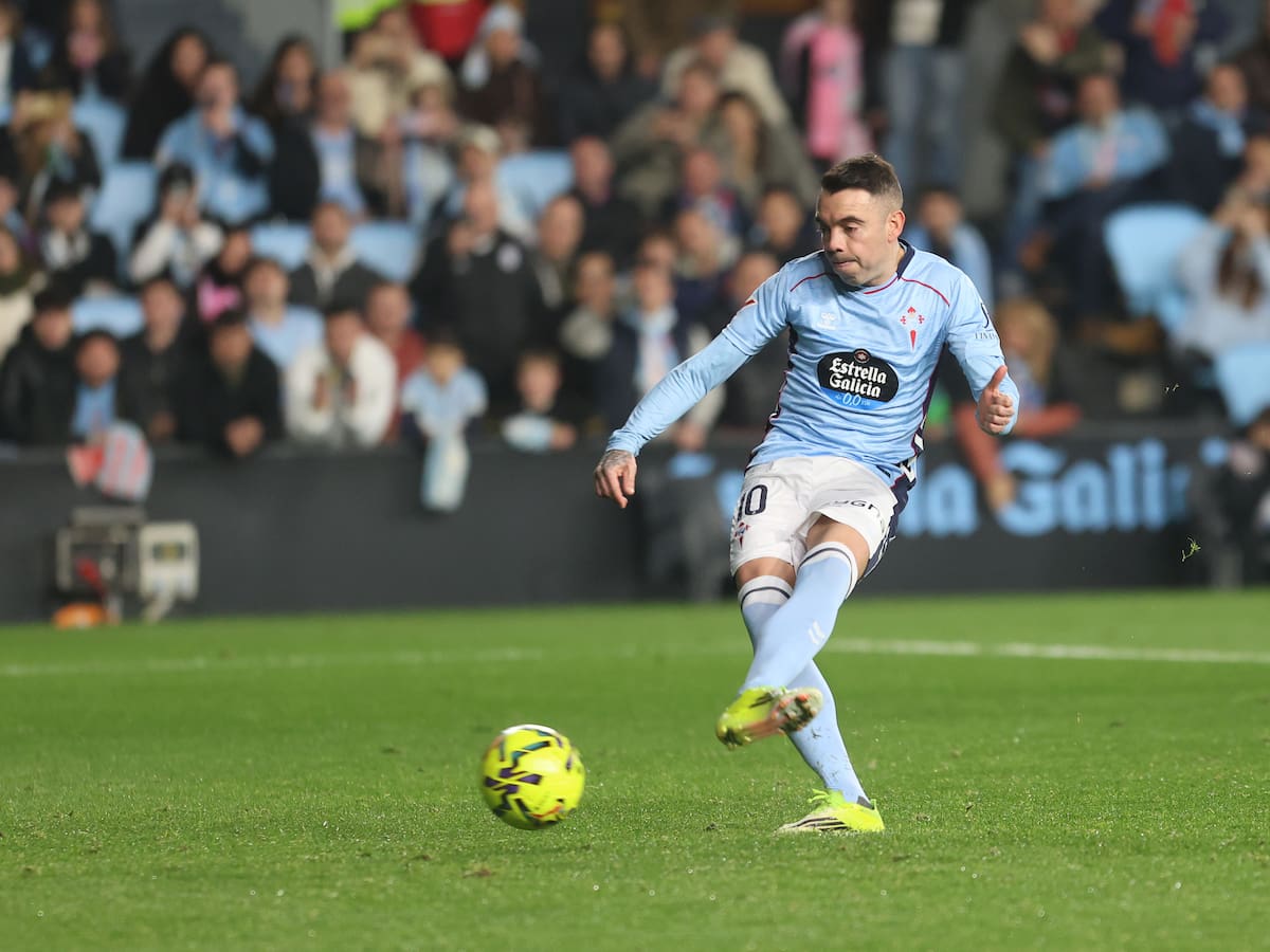 Iago Aspas sale al rescate del Celta