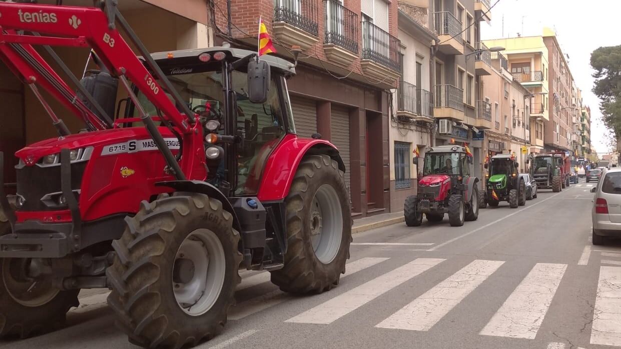 Tractorada en Jumilla