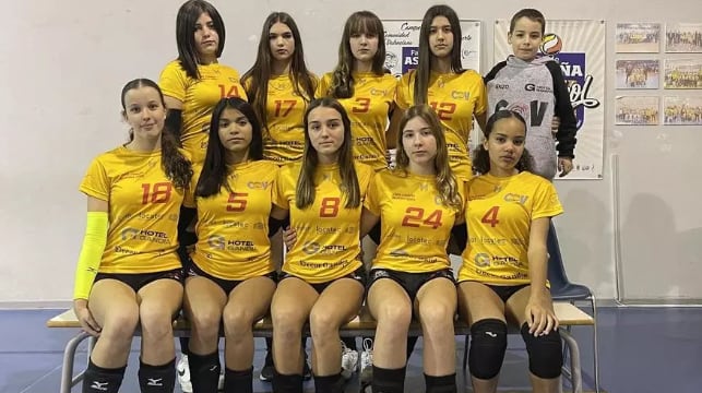 Jugadoras con la camisetas de la Copa de España