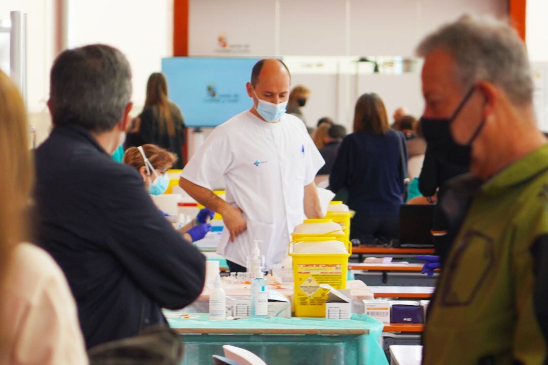 Vacunación en el Centro Cultural Miguel Delibes