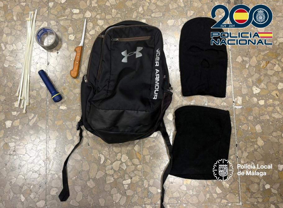 El material incautado por la Policía Nacional