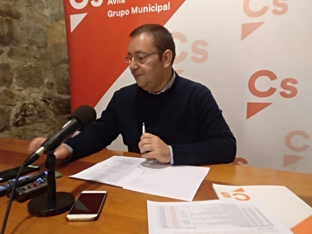 Marco Antonio Serrano, portavoz de Ciudadanos