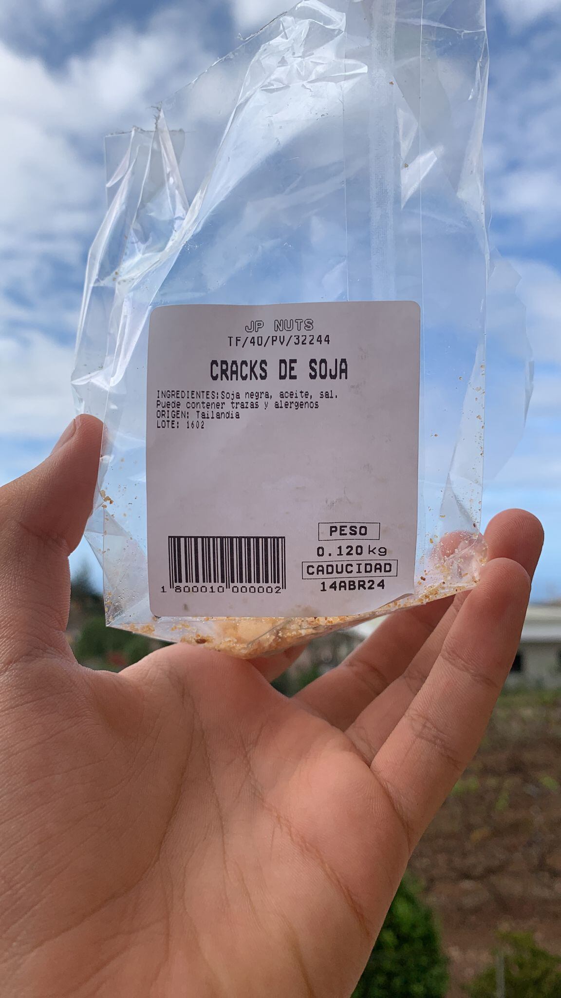 El aperitivo de soja procedente de Tailandia que regalo el Parlamento a las agricultoras locales