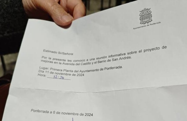 Carta del Ayuntamiento