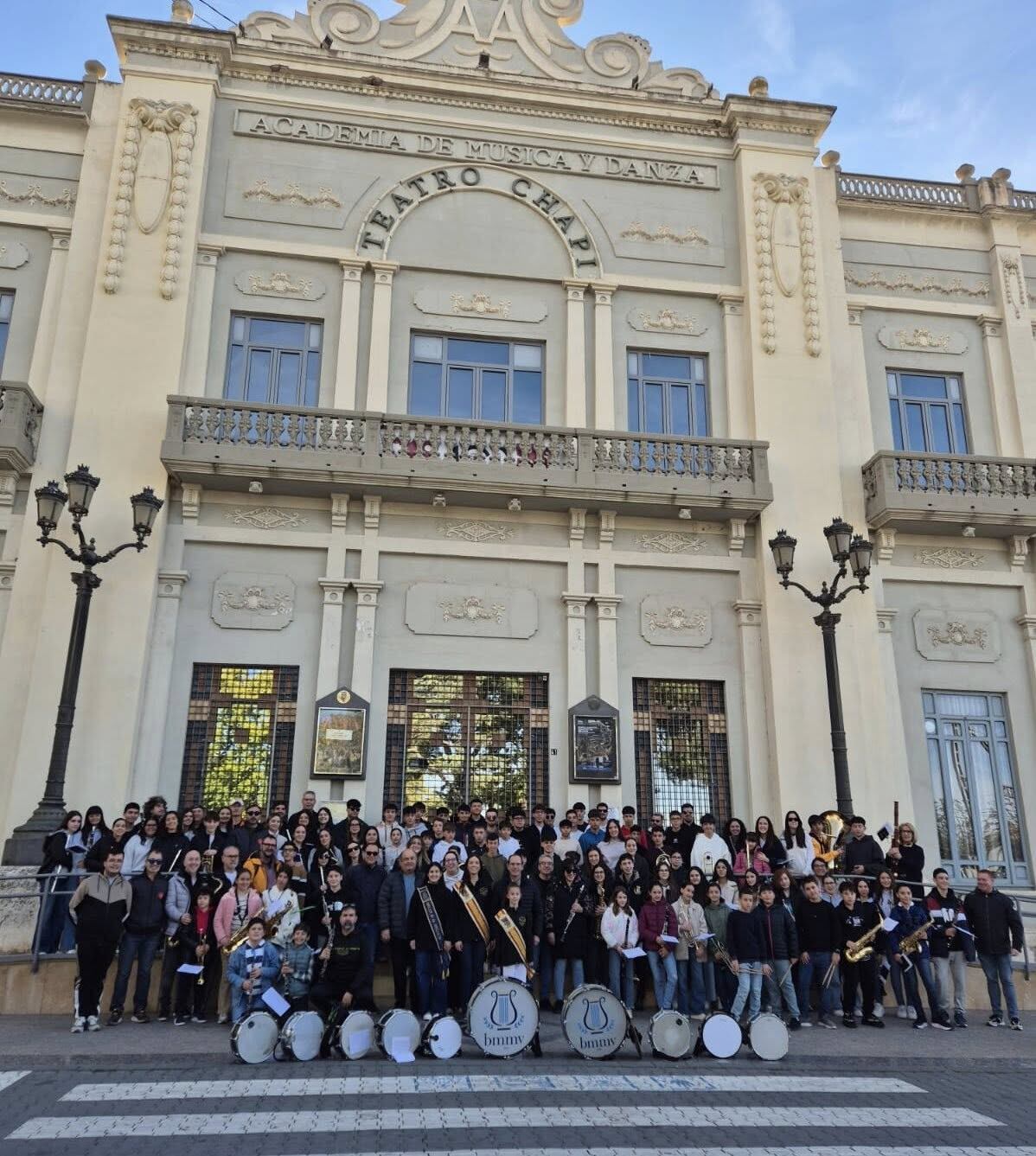 Foto de familia de la Banda Municipal