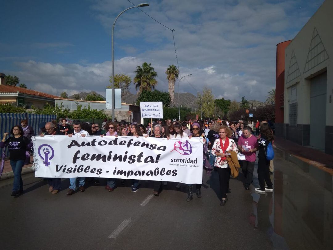 Manifestación convocada por Sororidad Archena