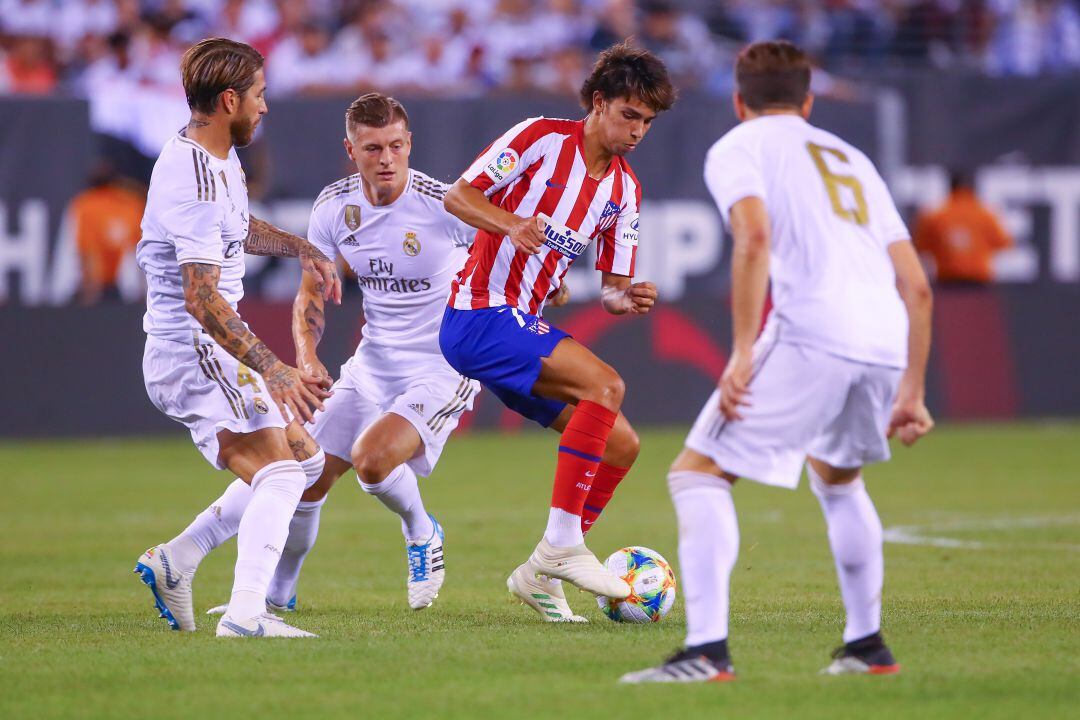 Atlético y Real Madrid se vieron las caras en la pretemporada con victoria para los rojiblancos.