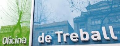 Una oficina de treball de la Generalitat
