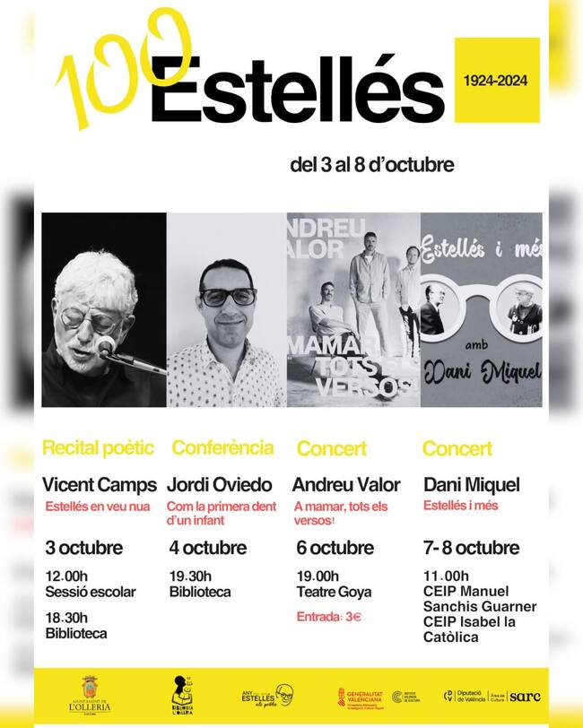 Programación organizada en l'Olleria