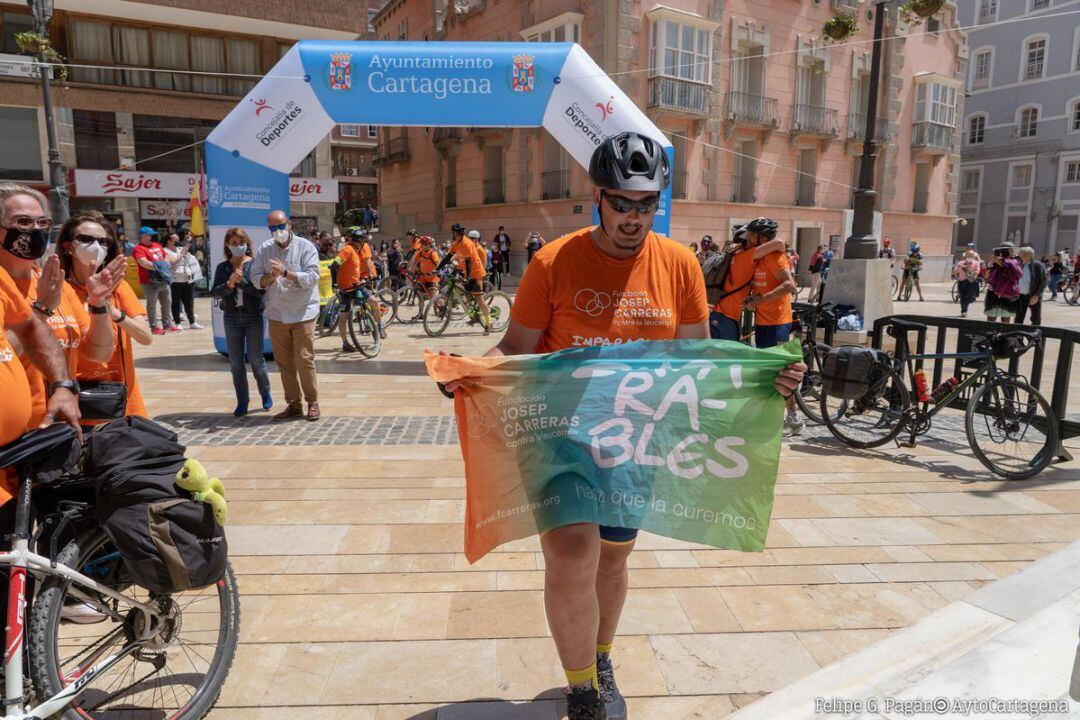 Juancho a su llegada a Cartagena el pasado domingo 2 de mayo