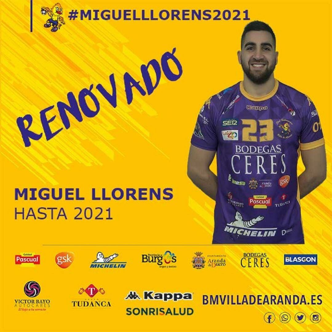 Miguel Llorens volverá a jugar en la ASOBAL 