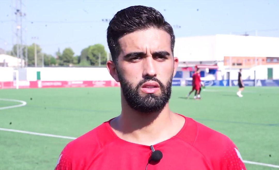 Dani García tras el entrenamiento matinal