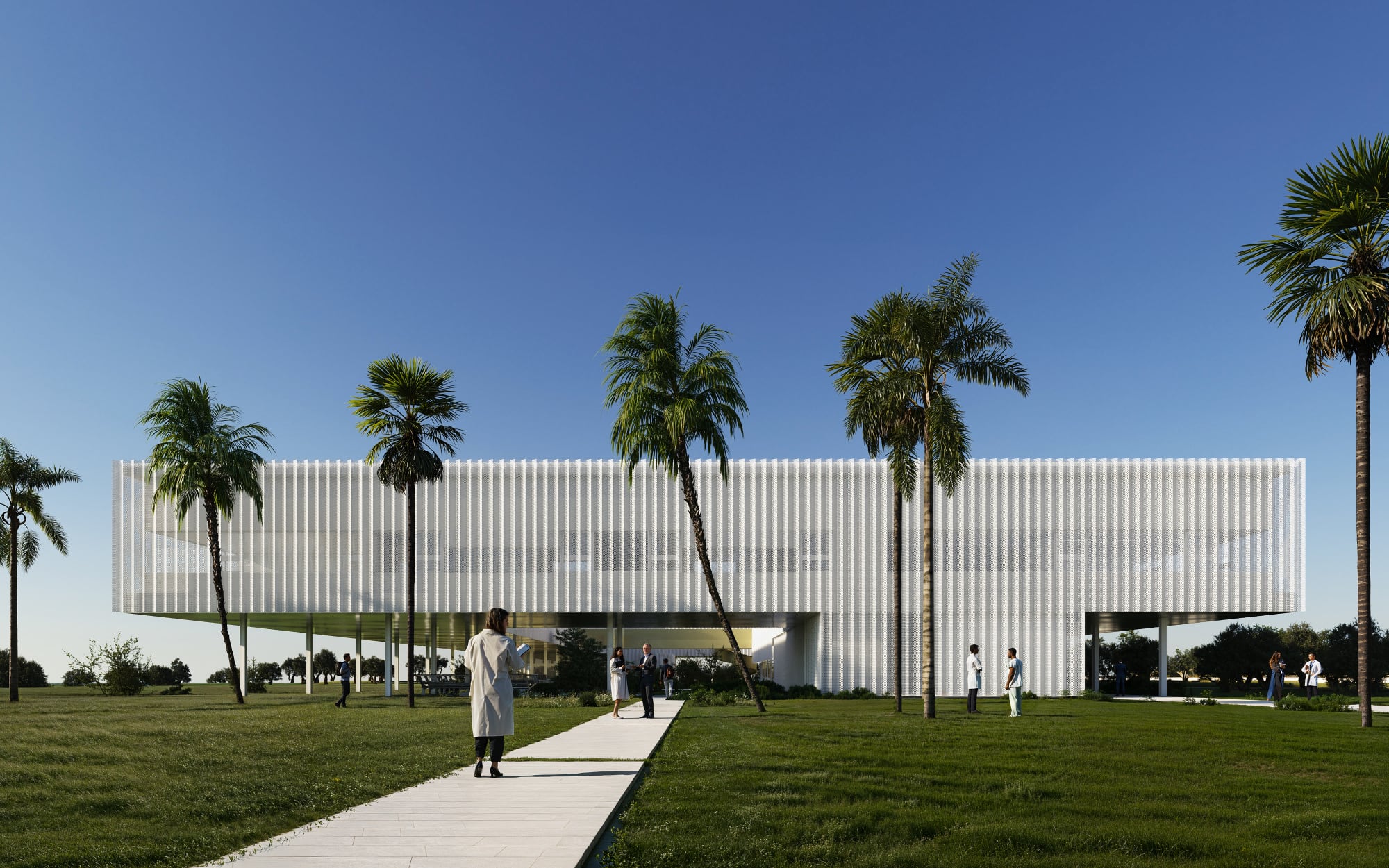 El Hospital de Simulación que actualmente construye en su Campus de Bormujos la Universidad CEU Fernando III, alcanza más de un tercio de su ejecución y estará operativo en el curso 2026/2027