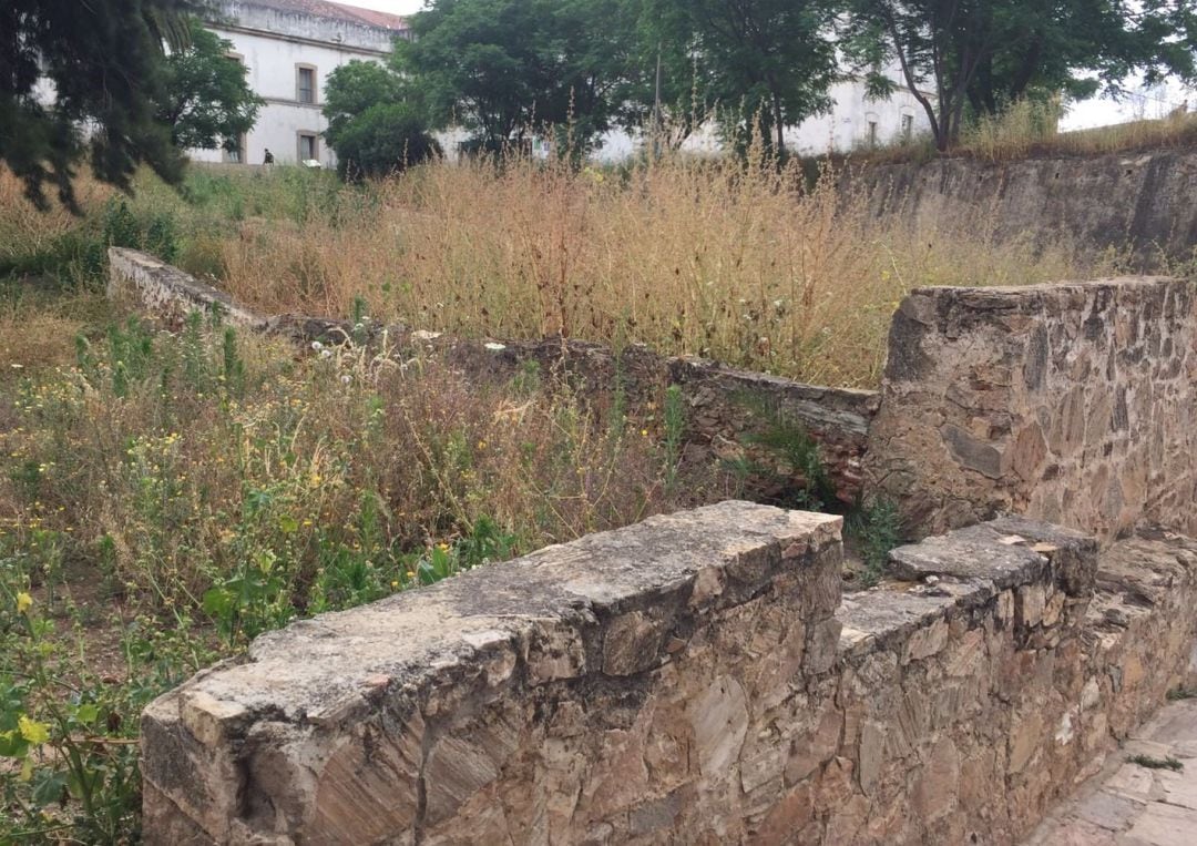 Inmediaciones de la Alcazaba de Badajoz, en una imagen de archivo.