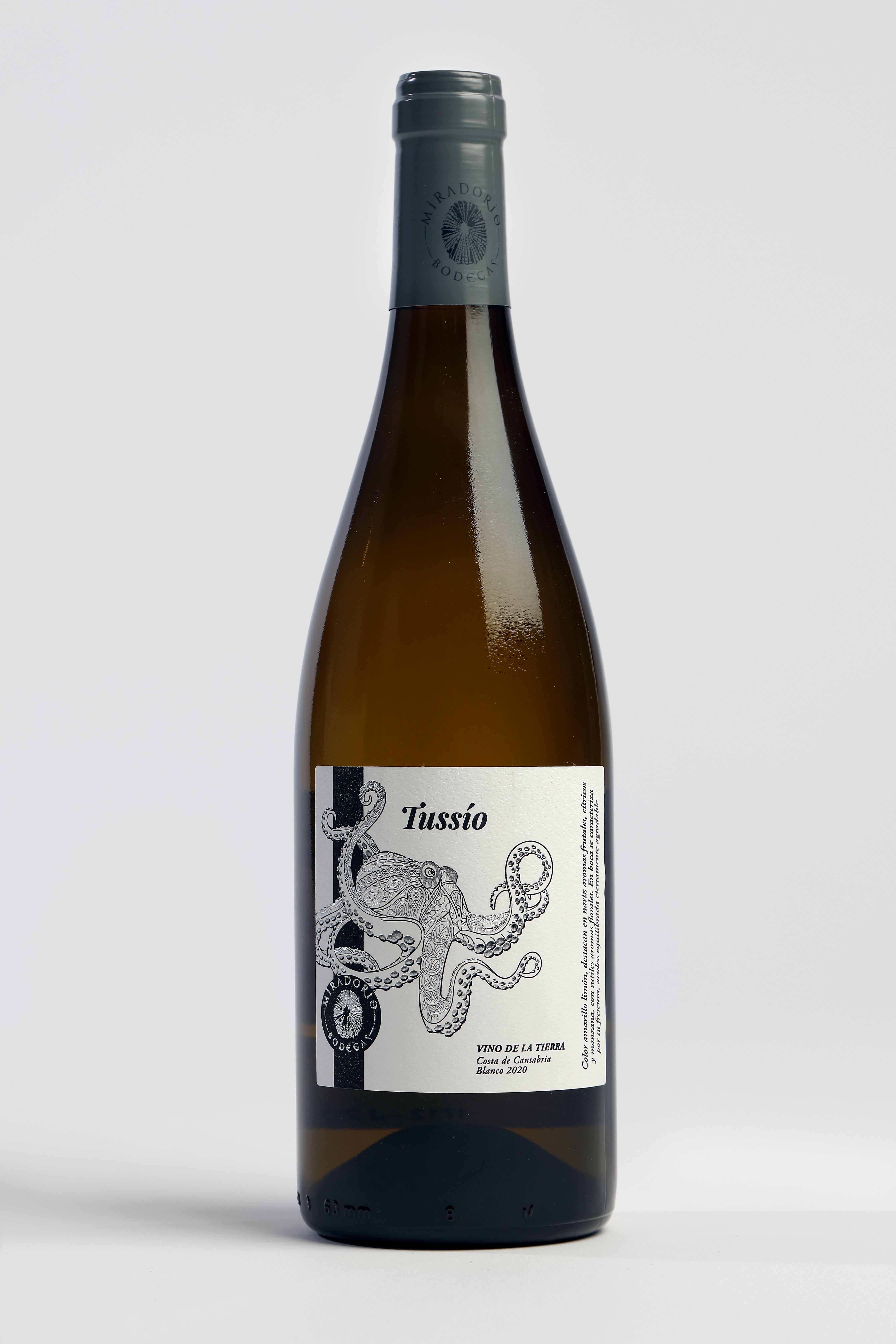 Botella Tussio-bodega Miradorio