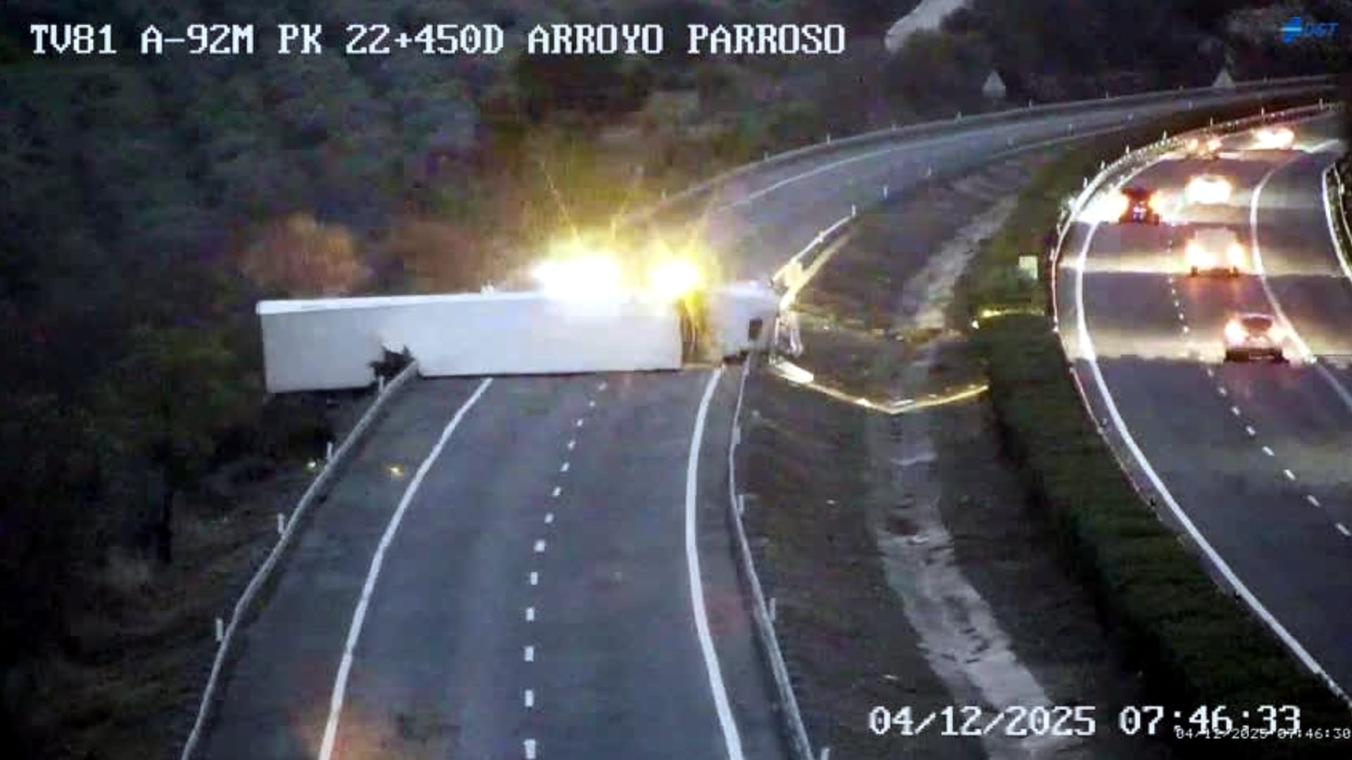 AccidenDGTte A-92M Antequera