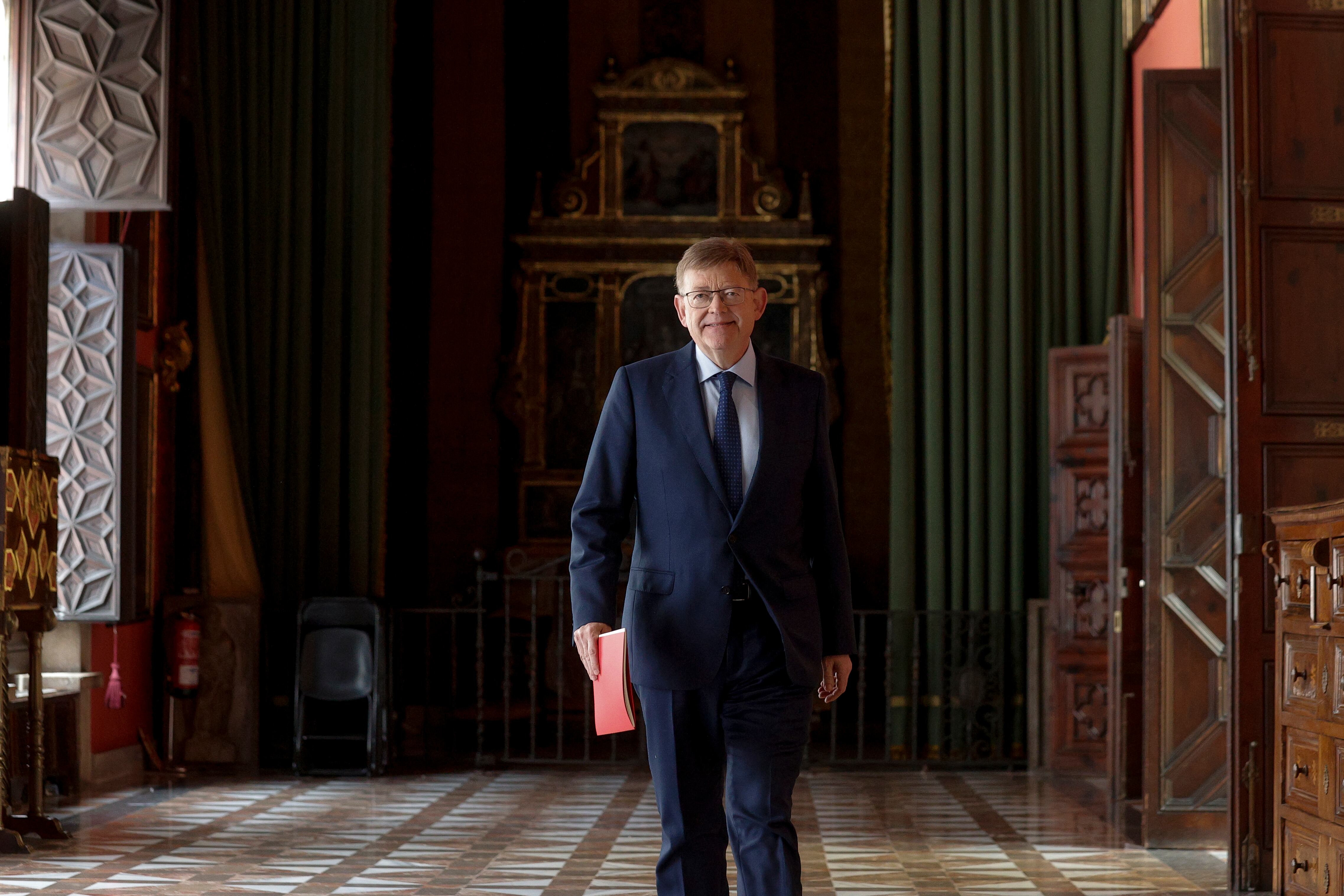 Ximo Puig en el Palau de la Generalitat Valenciana