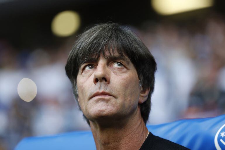 Löw, durante el Alemania-Eslovaquia