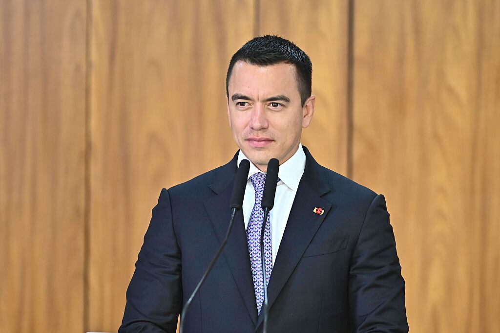 El presidente de Ecuador, Daniel Noboa.