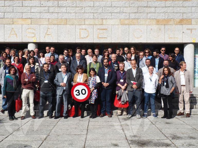 Cristina Laborda, junto al resto de participantes