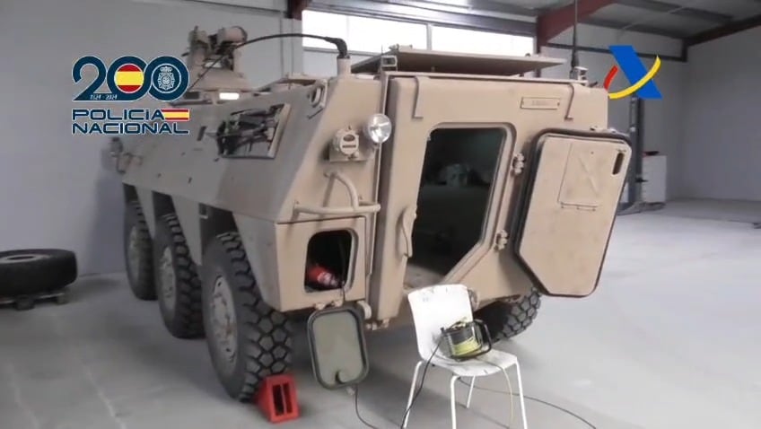 Desarticulada una organización criminal que tenía un taller clandestino de armas de fuego en Ávila