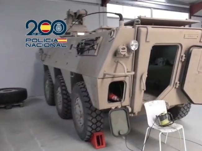 Desarticulada una organización criminal que tenía un taller clandestino de armas de fuego en Ávila